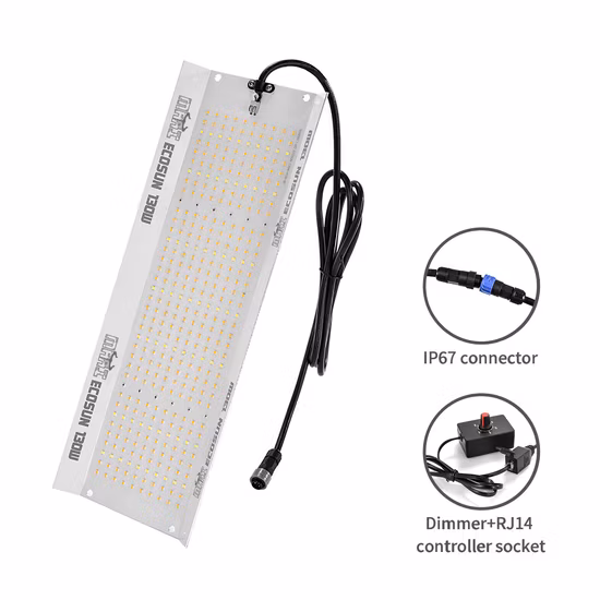 Hortione Quantum Board 120W Smart Control Dimmable High PAR/Best in Field LED Grow Light Dlc Approved Full Spectrum Efficacy up to 2.7 Umol/J