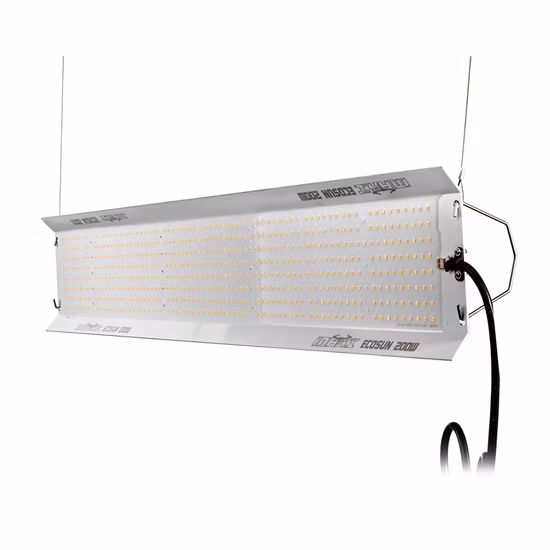 Hortione Quantum Board 200W Smart Control Dimmable High PAR/Highest in Field LED Grow Light Dlc Approved Full Spectrum Efficacy up to 2.7 Umol/J for Grow Tent